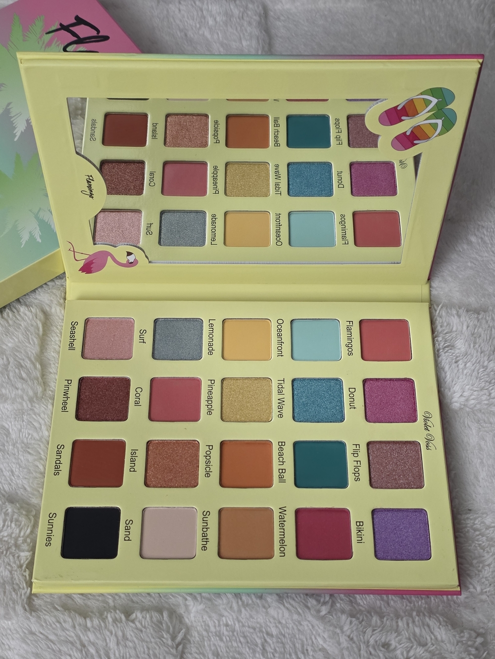 VIOLET VOSS FLAMINGO PRESSED POWDER EYESHADOW PALETTE NIB